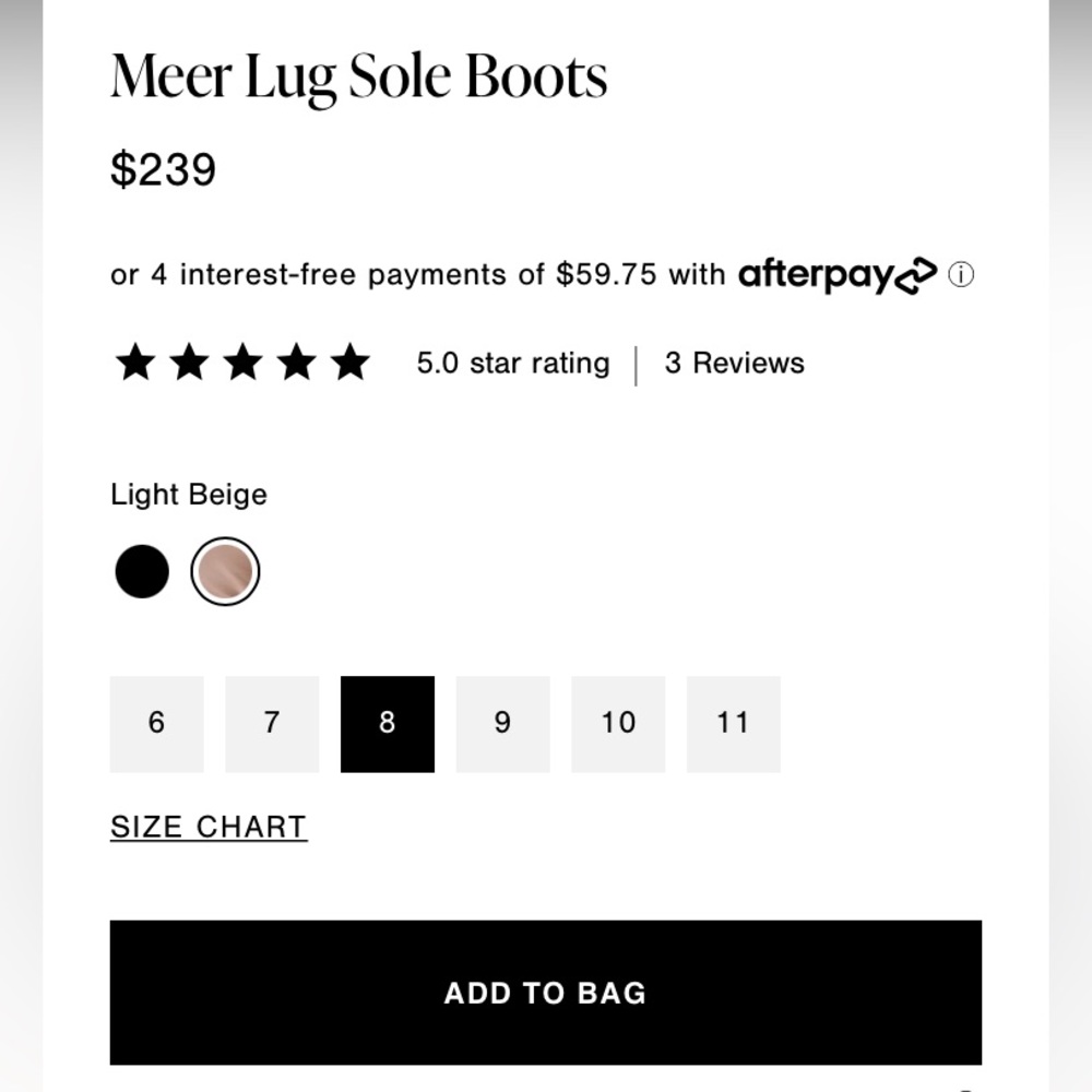 *NIB* Marcella Meer Lug Sole Boots - Picture 8 of 8